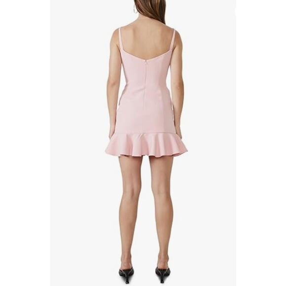 BARDOT Womens Gigi Mini Dress US 12 XL Pink Blossom Sleeveless NWT - Picture 4 of 12